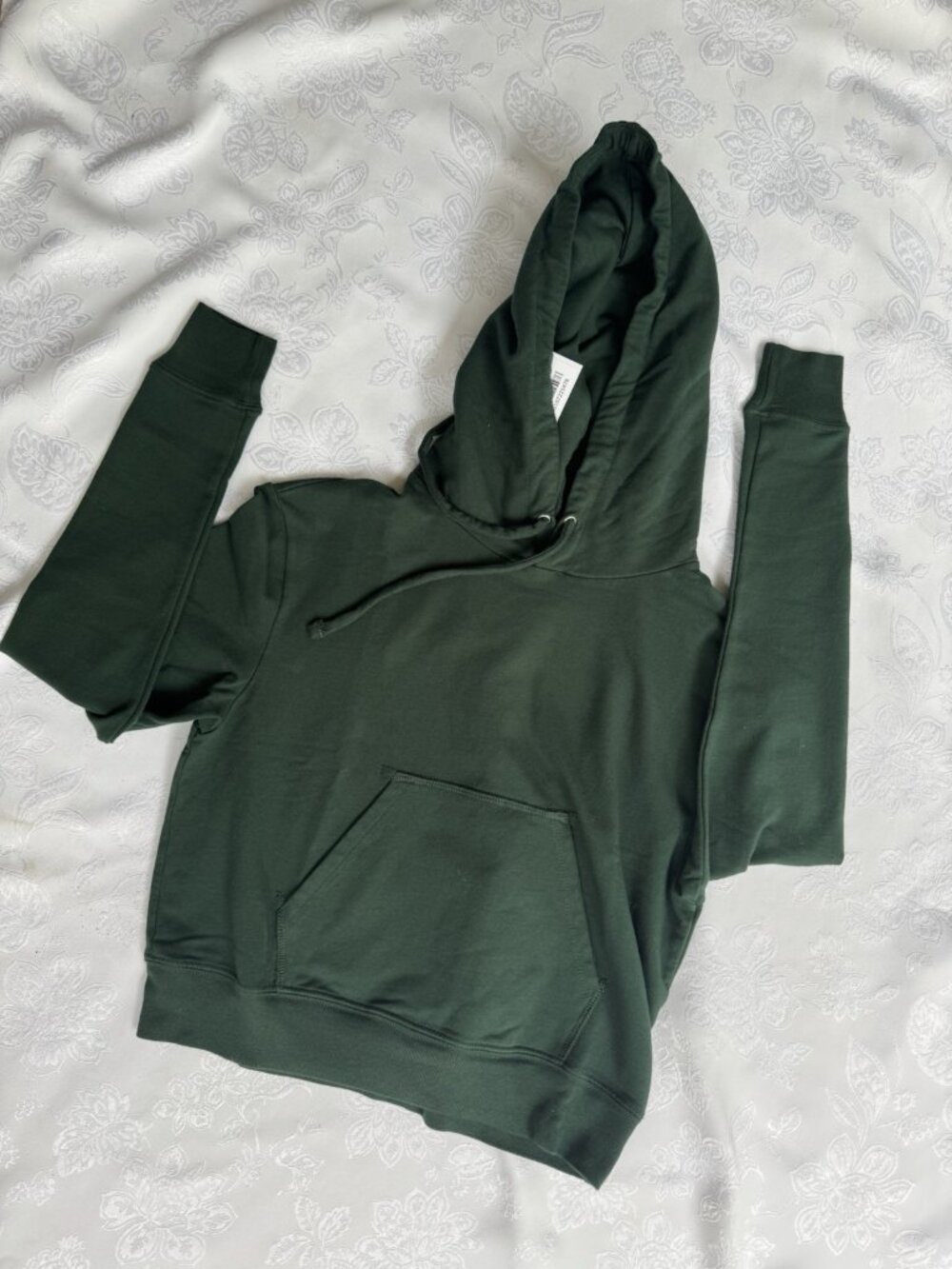 GoodLife XS EverGreen Green Hoodie Sweatshirt Top 100% Cotton NEW $135
